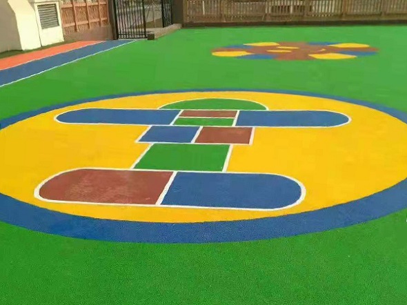 幼兒園塑膠地坪